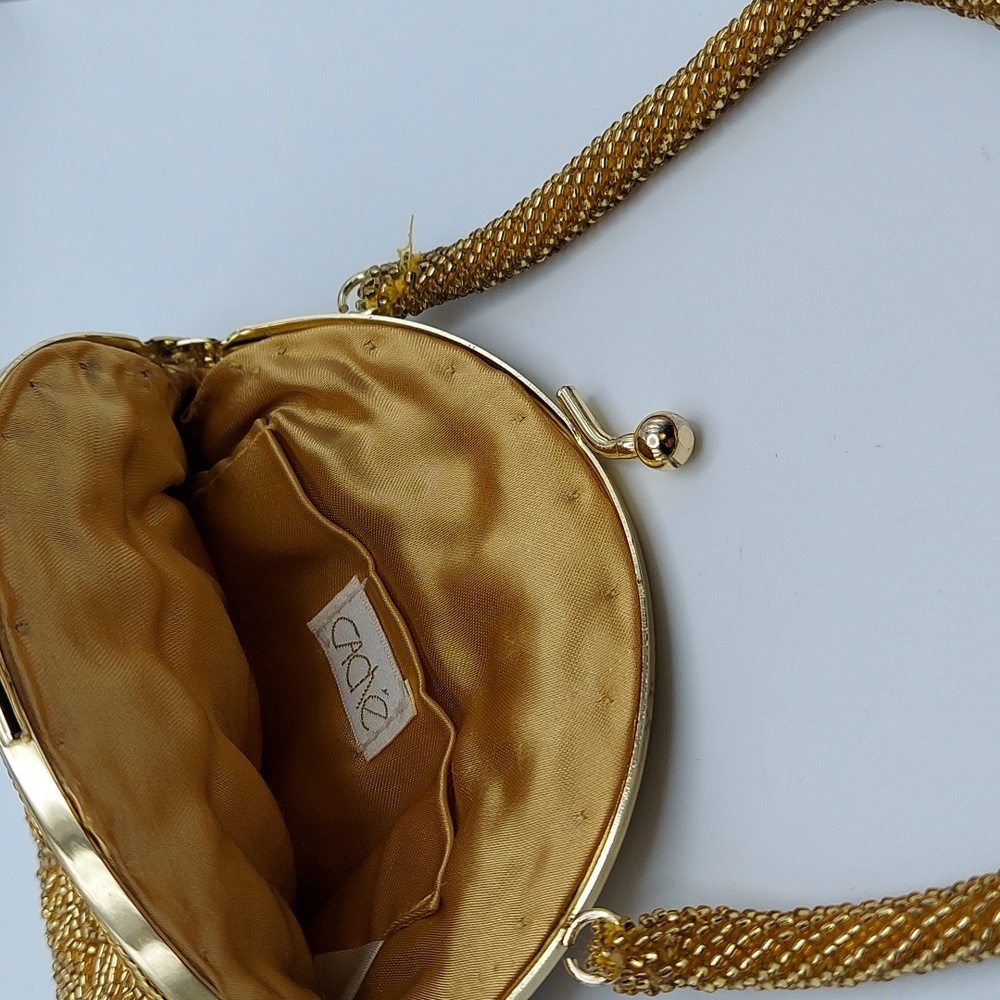 Cache Elegant Gold Beaded Women's Bag, See Photos for sz & wear. - Picture 6 of 13
